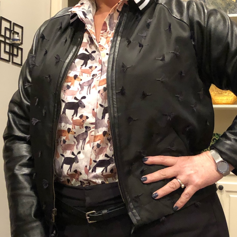 Spring bomber jacket